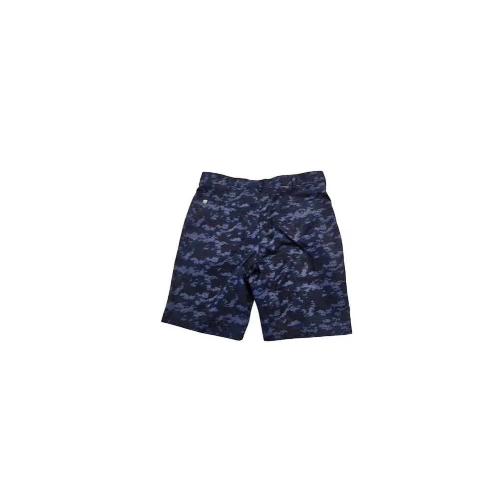 Walter Hagen 11 Majors Mens Golf Shorts Navy Blue Flat Front Size 36 Performance
